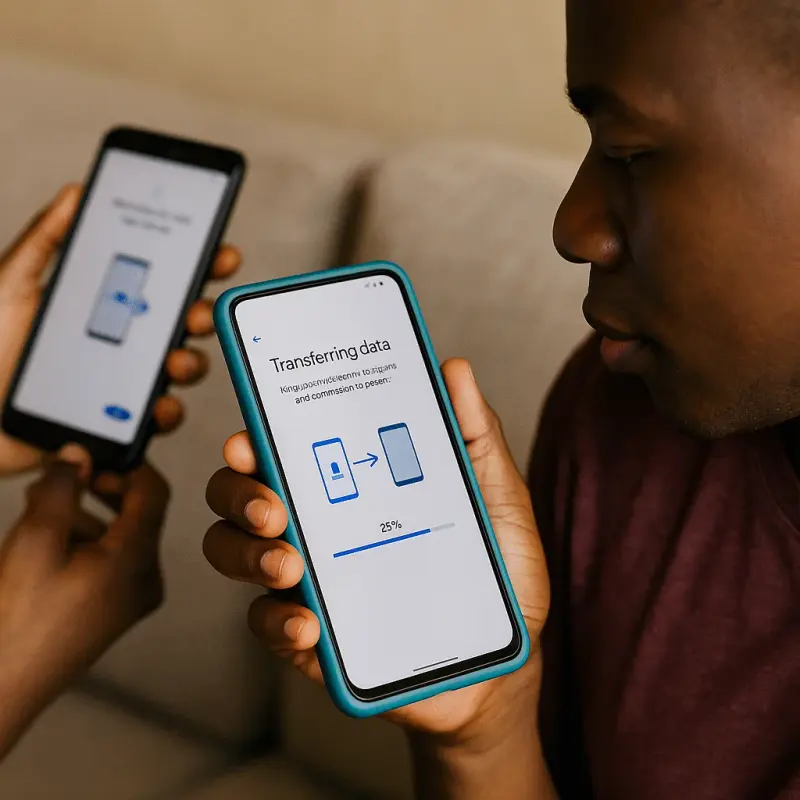 Swapping an old device for a new one